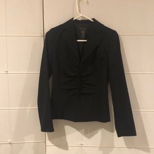 Kenneth Cole black suit jacket 4 front buttons